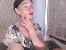 De Arabische webcam girl SheWhoKnows gedurende een van haar webcam seks performances