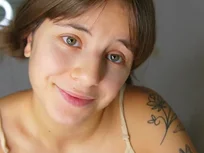 Ik plaag je met mijn speelse tong