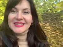 Ik buiten in de herfst