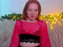 Hete roodharige webcammeisje